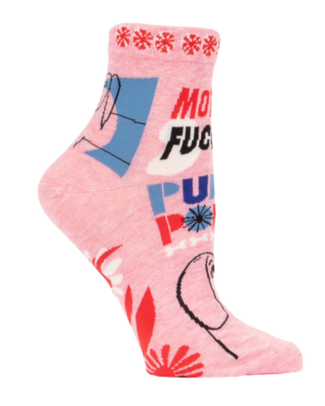 Womens Ankle Socks - Puppy Power