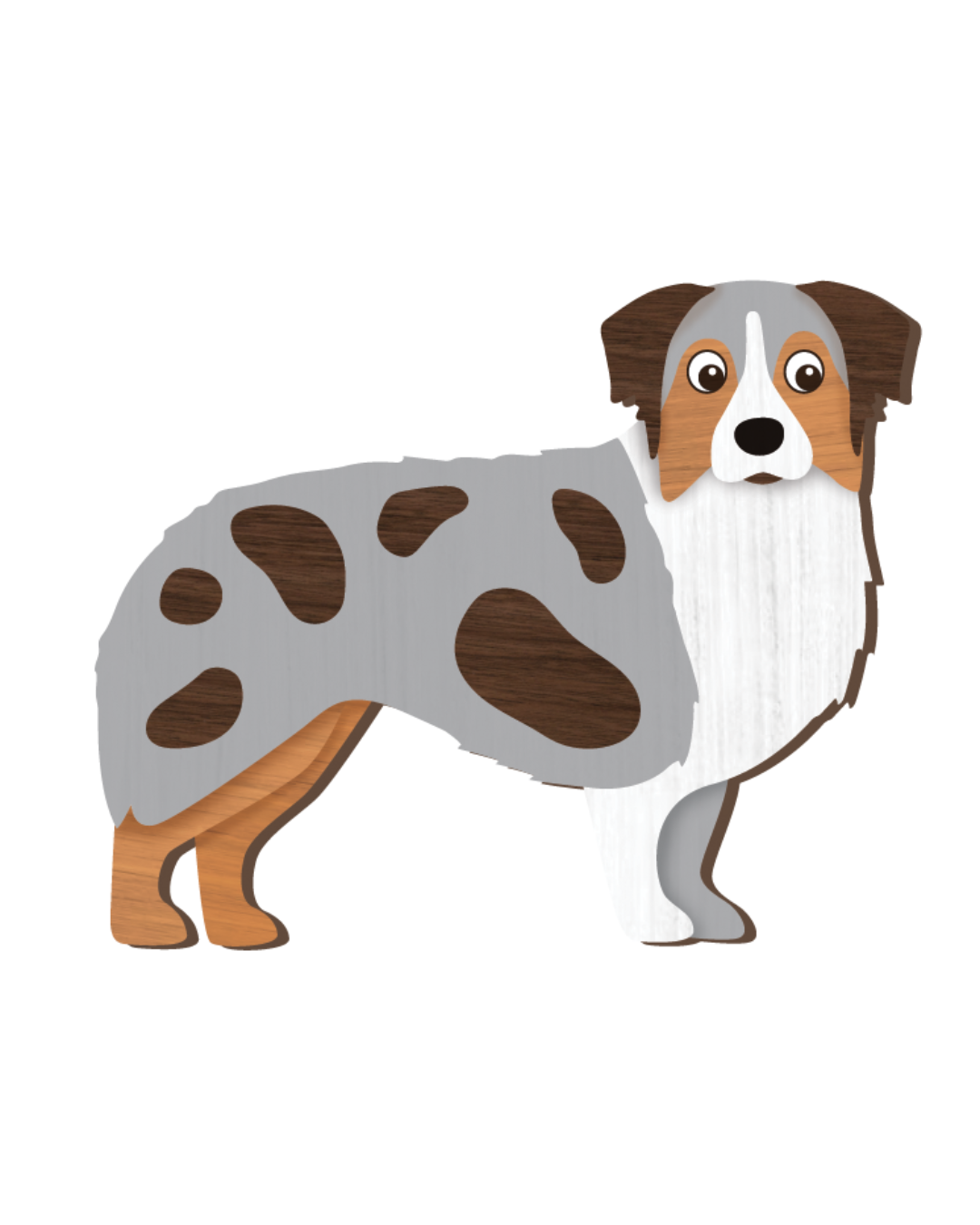 I Love My Aussie Shepherd Magnet