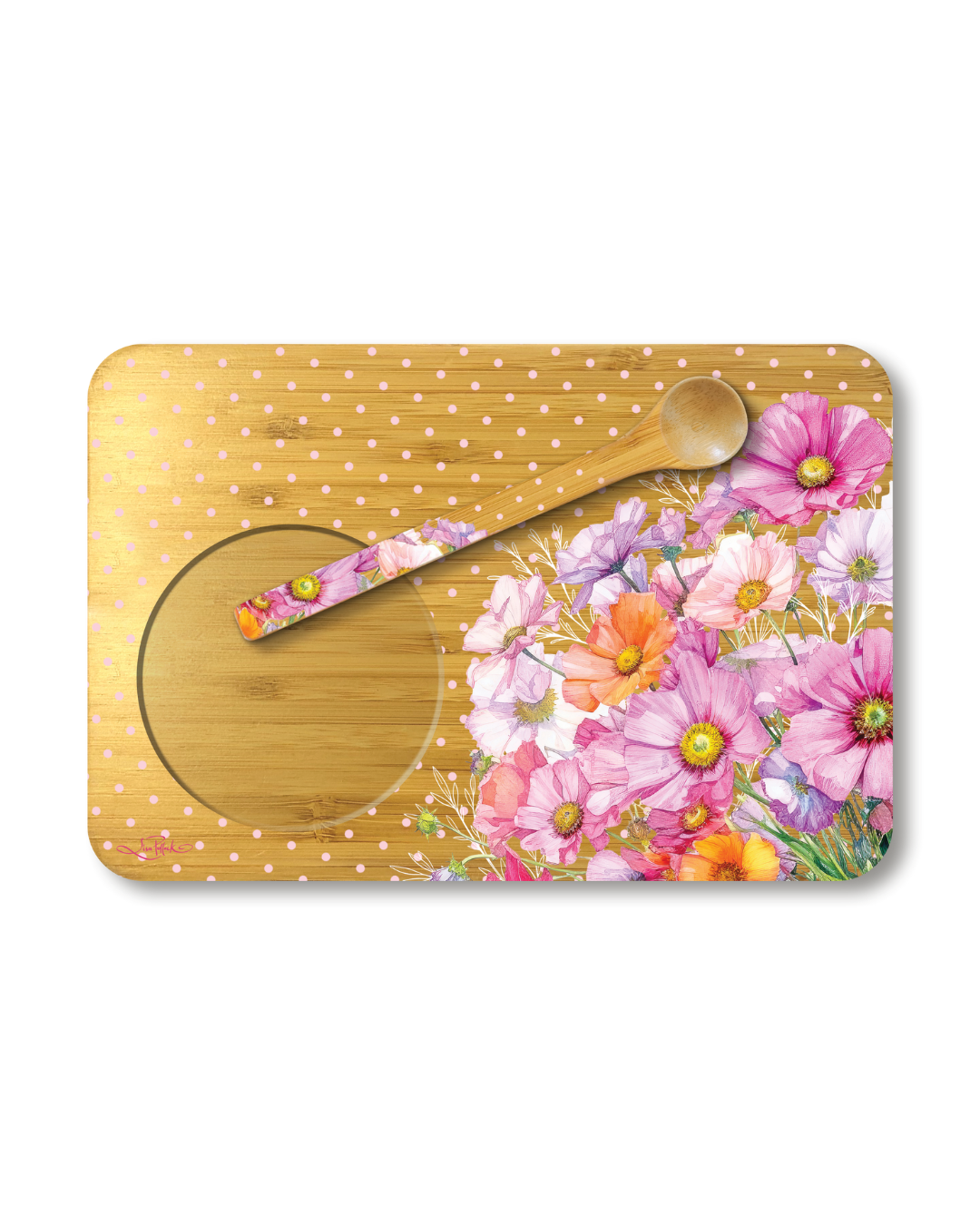 Bamboo Tea Time Tray - Wistful Wildflowers