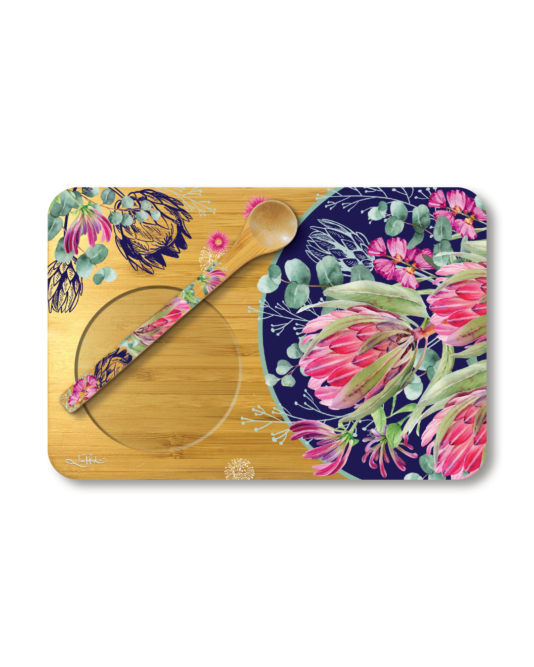Bamboo Tea Time Tray - Blush Beauty