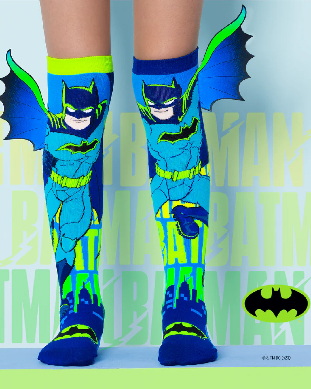 Batman Neon Socks