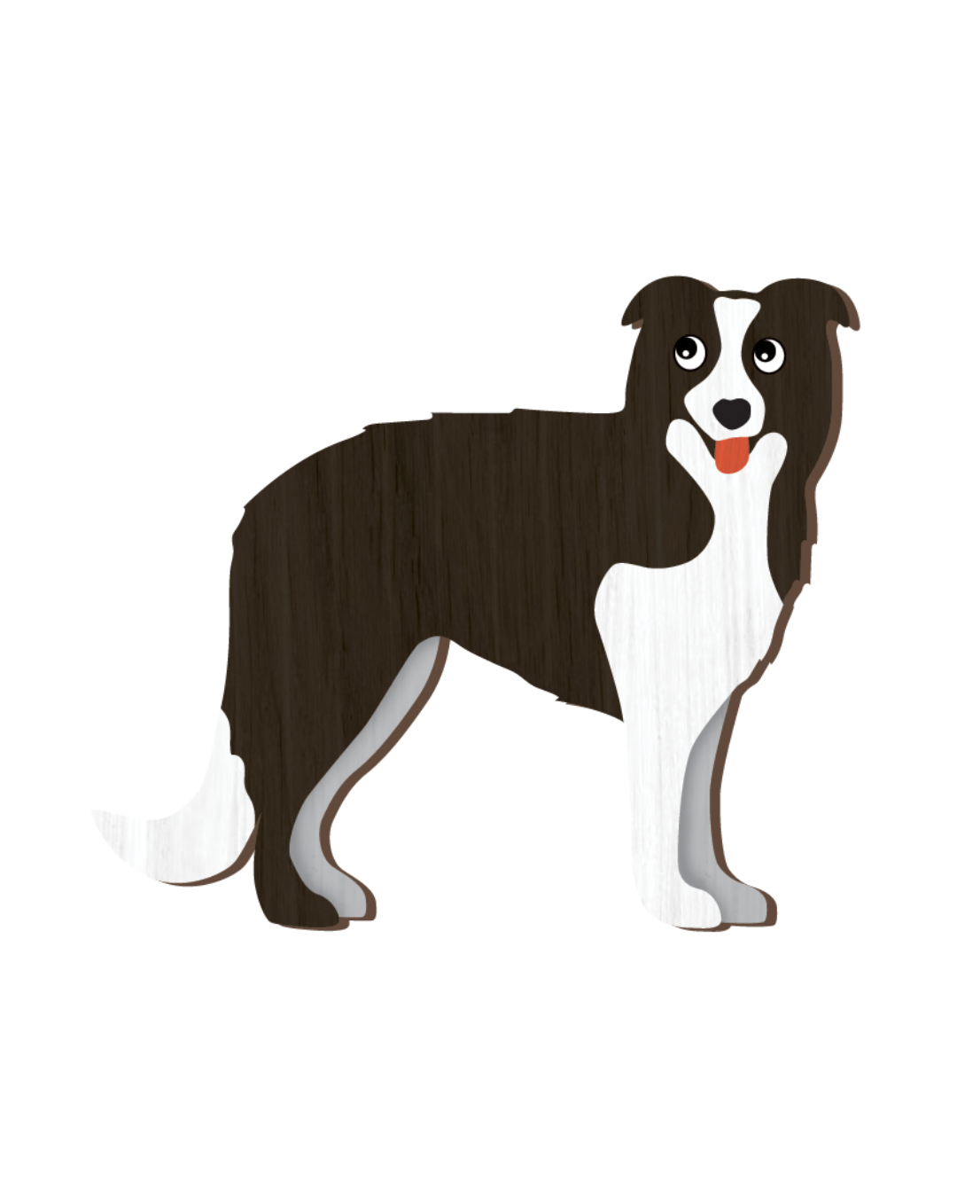 I Love My Border Collie Magnet