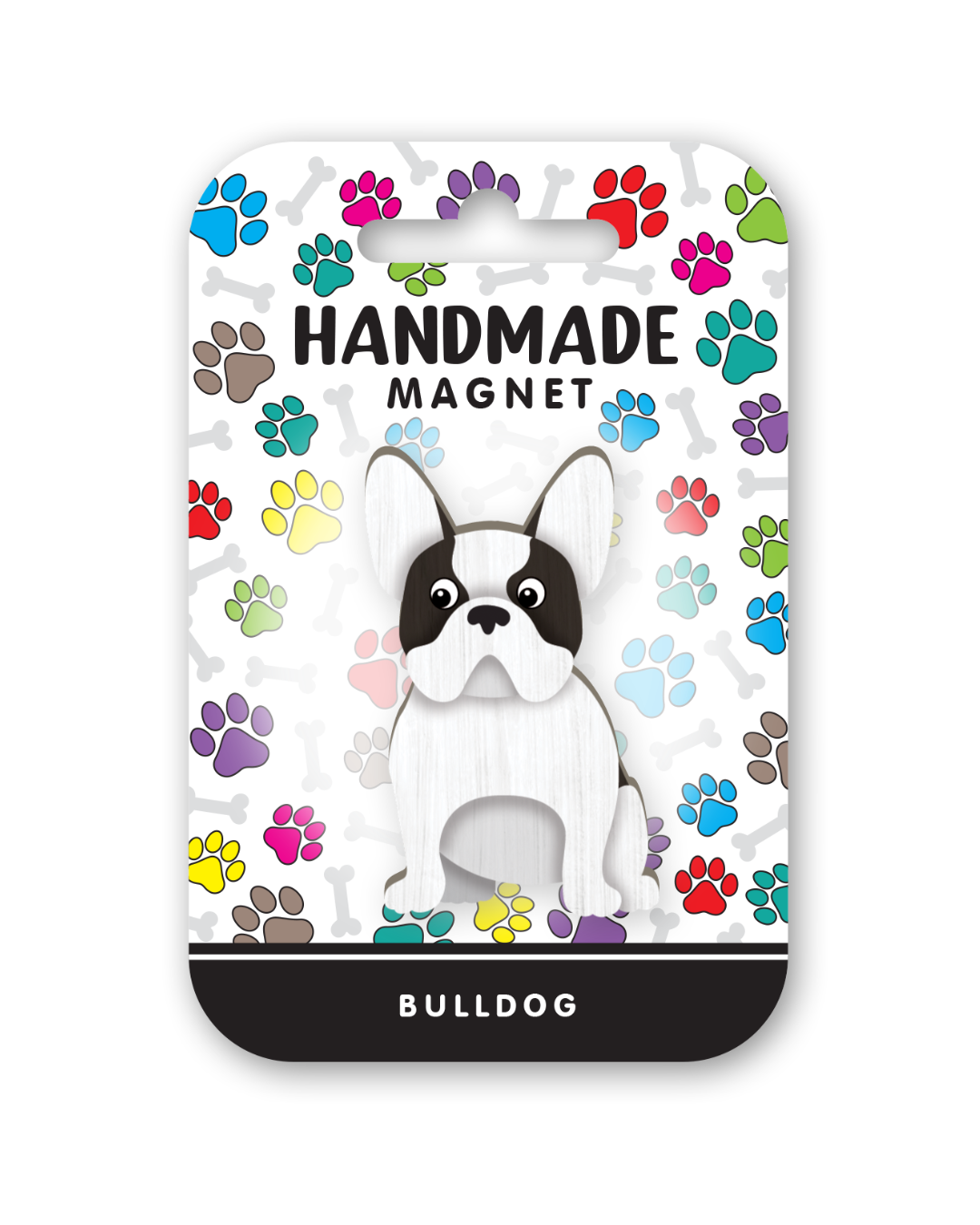 I Love My Bulldog Magnet