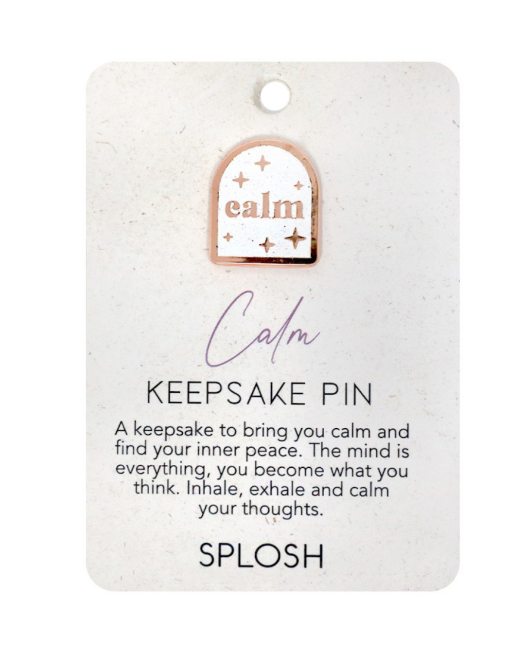 Calm Keepsake Pin