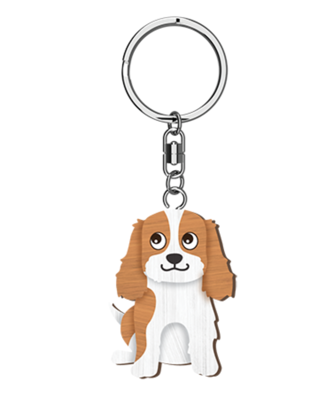 I Love My Cavalier Key Ring