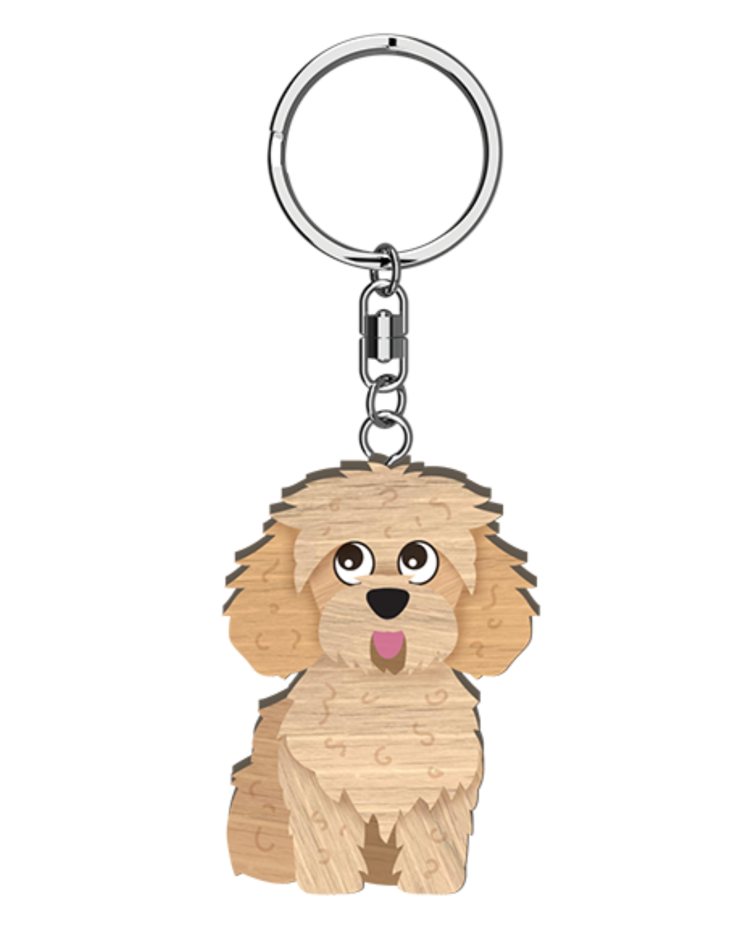 I Love My Cavoodle Key Ring