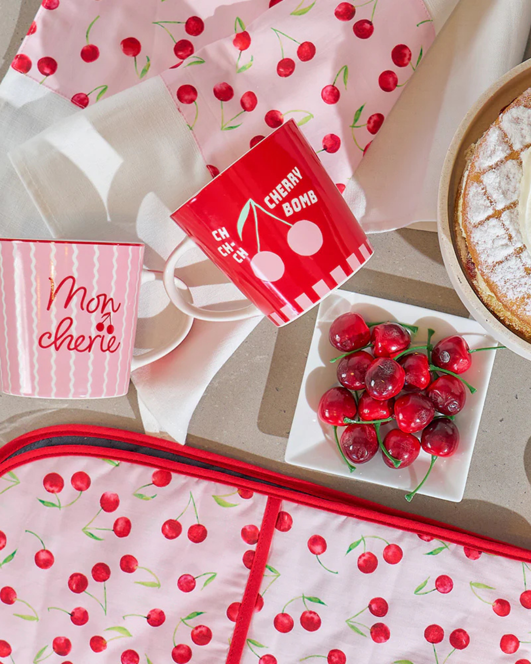 Cherrylicious Coffe Mug Set