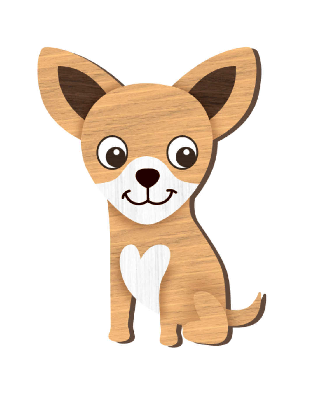 I Love My Chihuahua Magnet