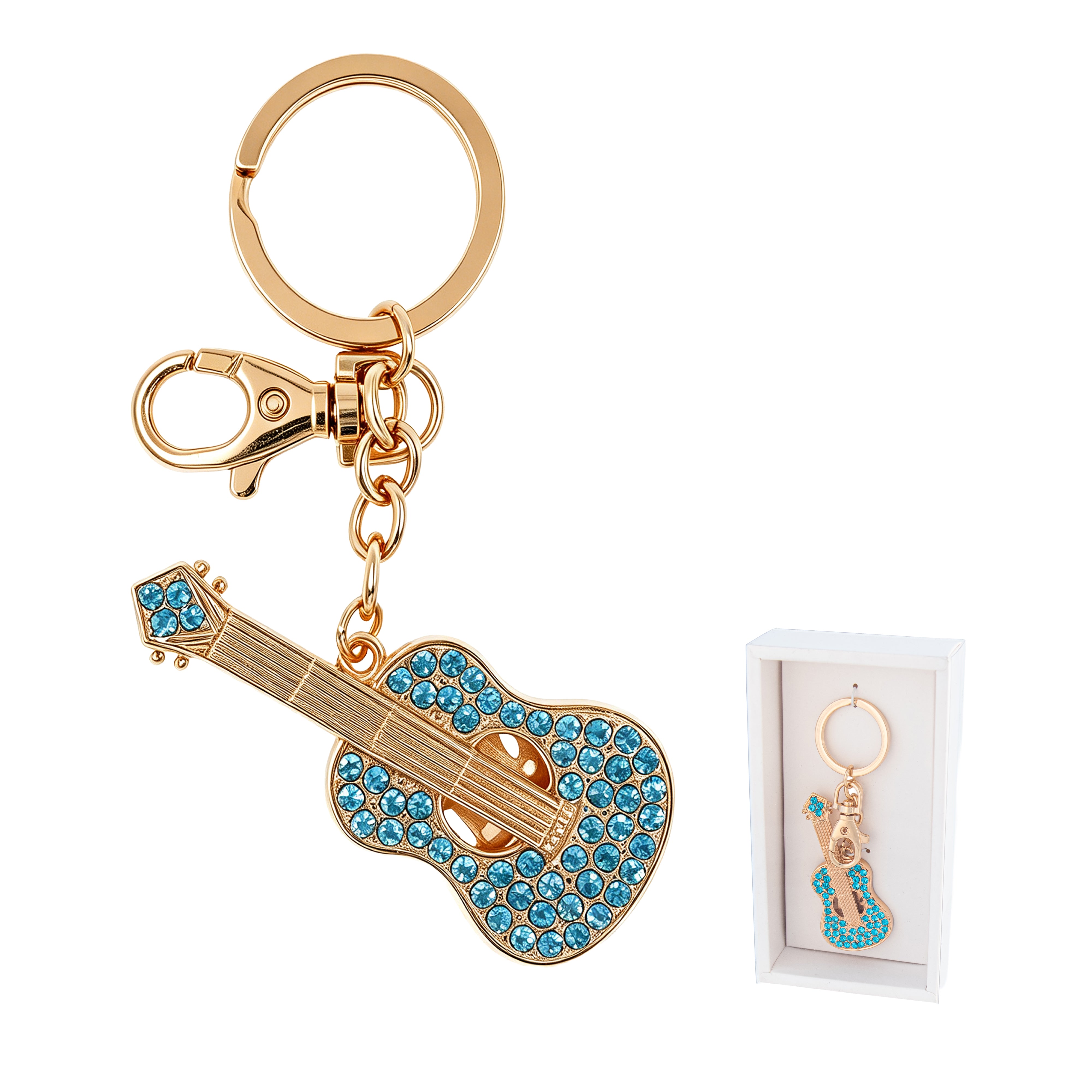 Sass Alloy Keyring - Guitar
