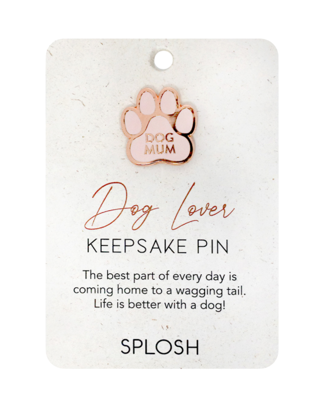 Dog Lover Keepsake Pin