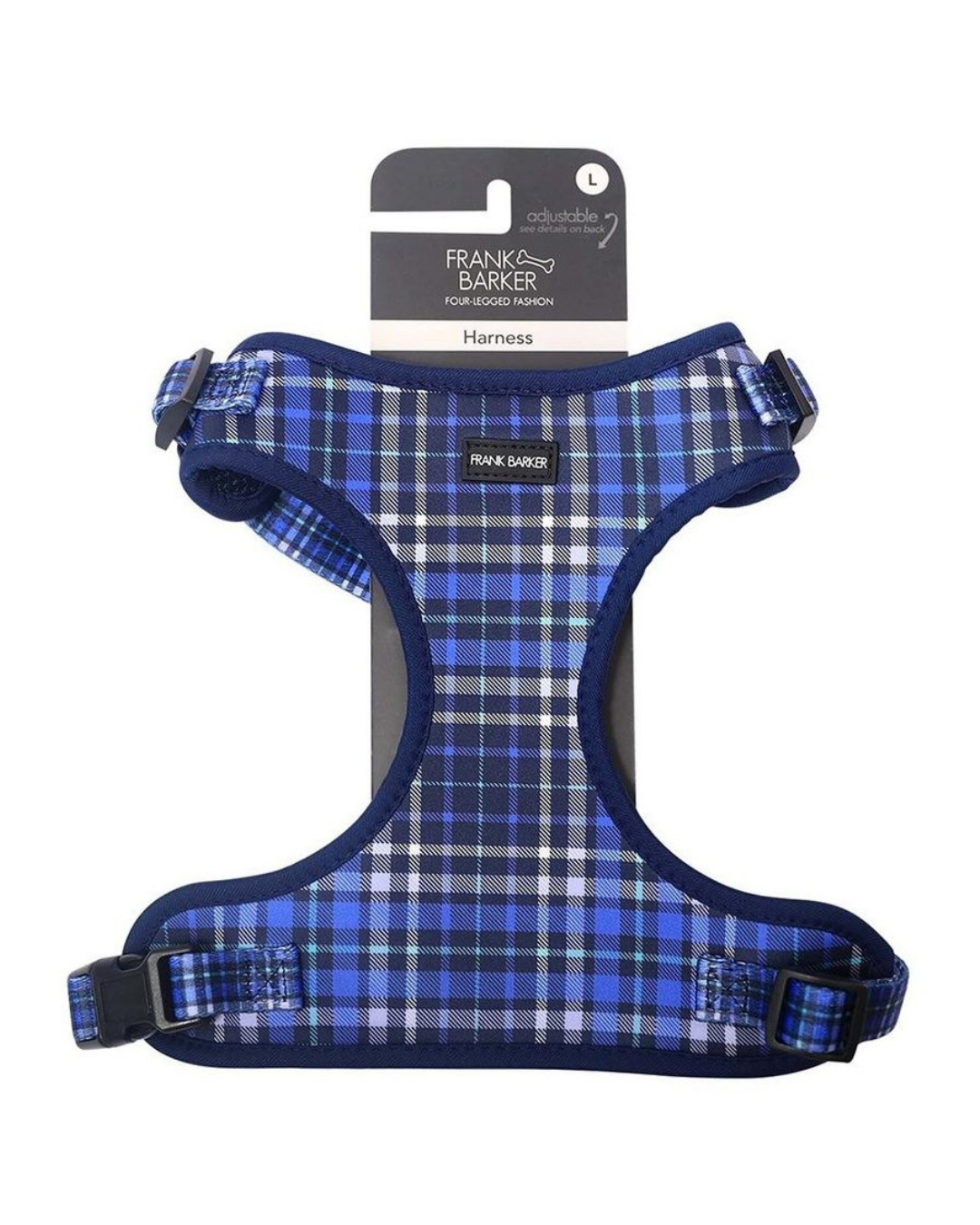 Frank Barker Blue Plaid Harness