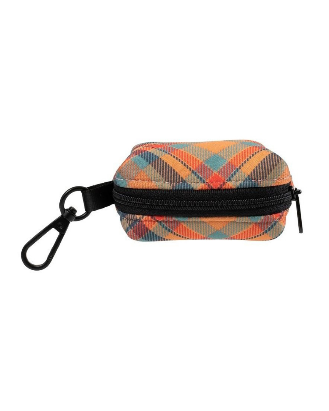 Frank Barker Orange Plaid Poop Bag