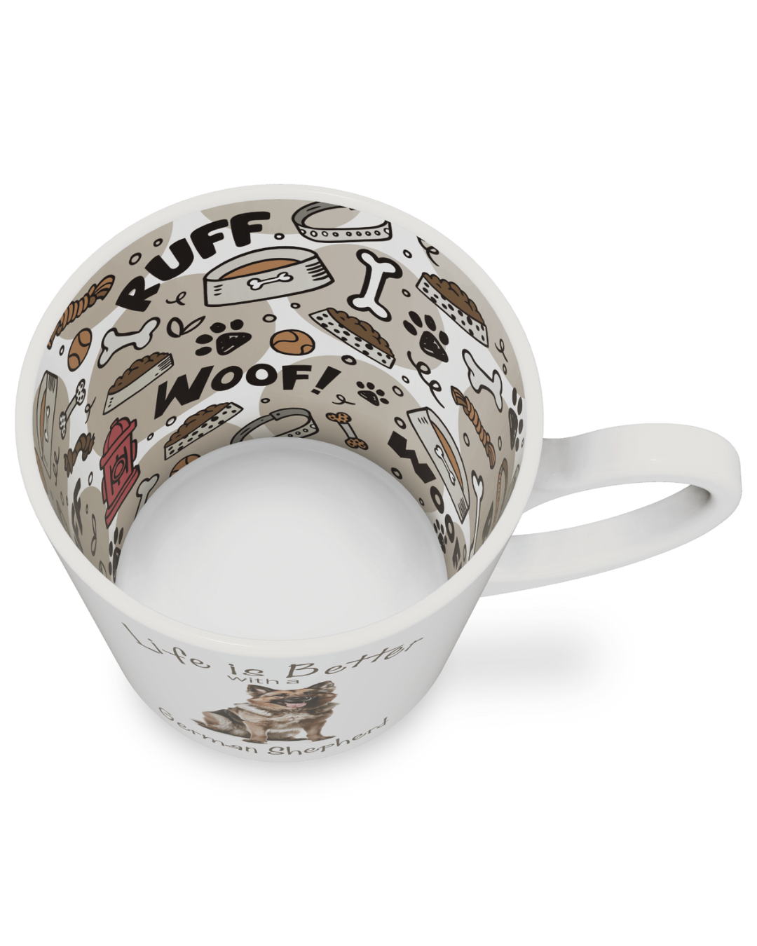 Life Is Better With German Shepherd Mug