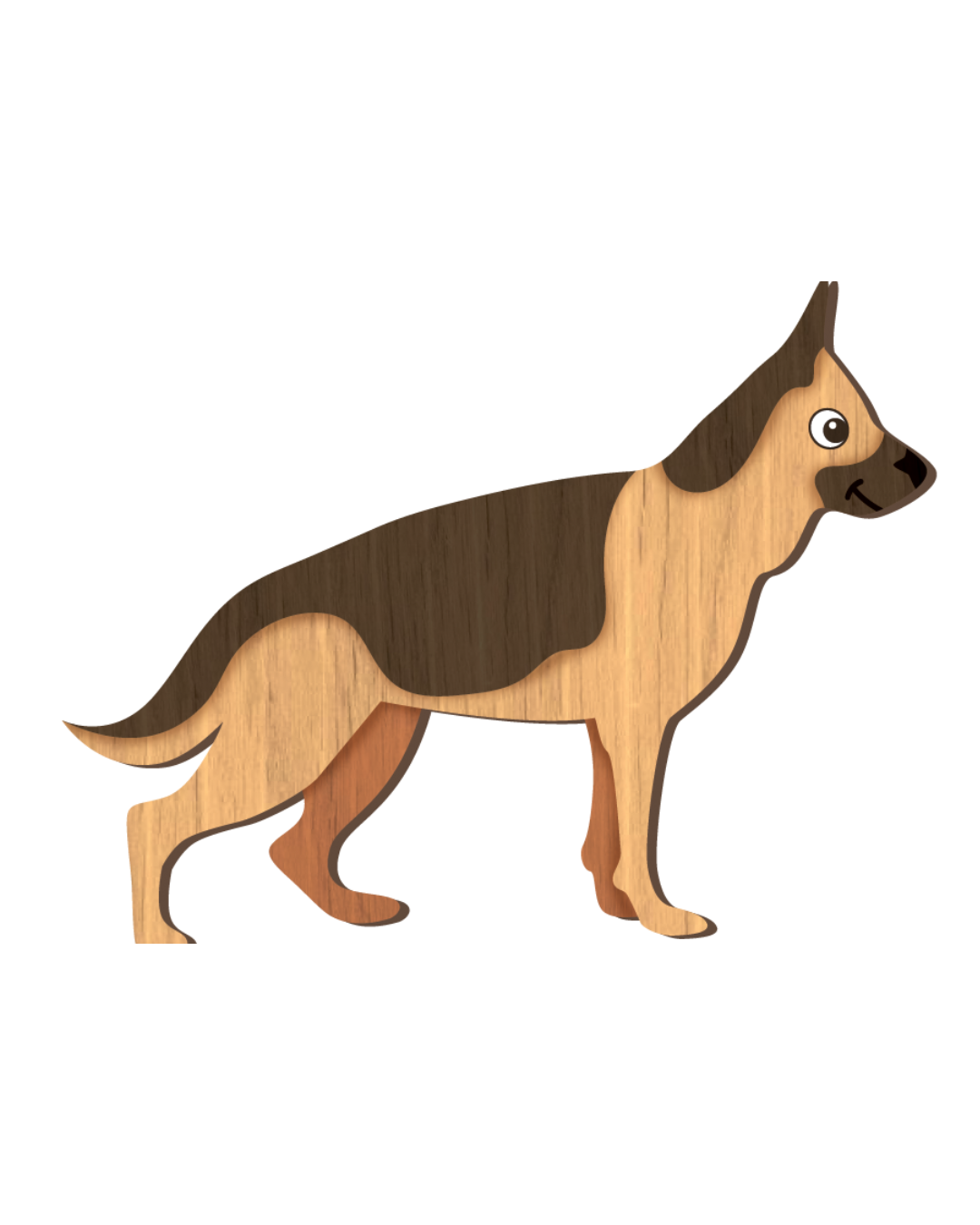 I Love My German Shepherd Magnet