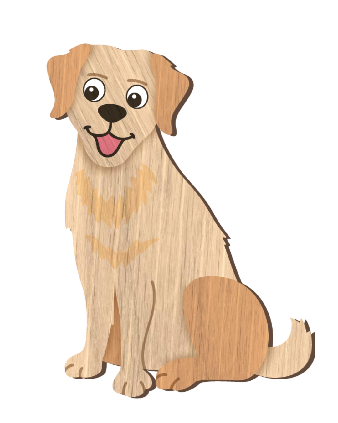 I Love My Golden Retriever Magnet