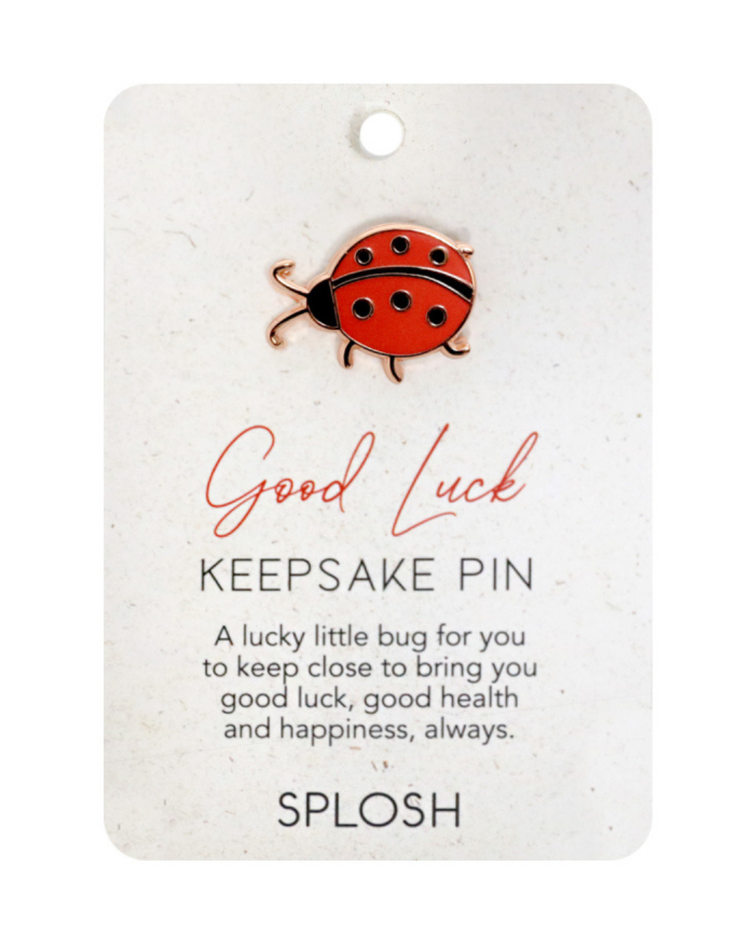 Good Luck Keepsake Pin