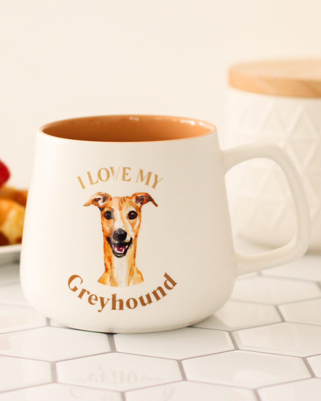 I Love My Greyhound Mug