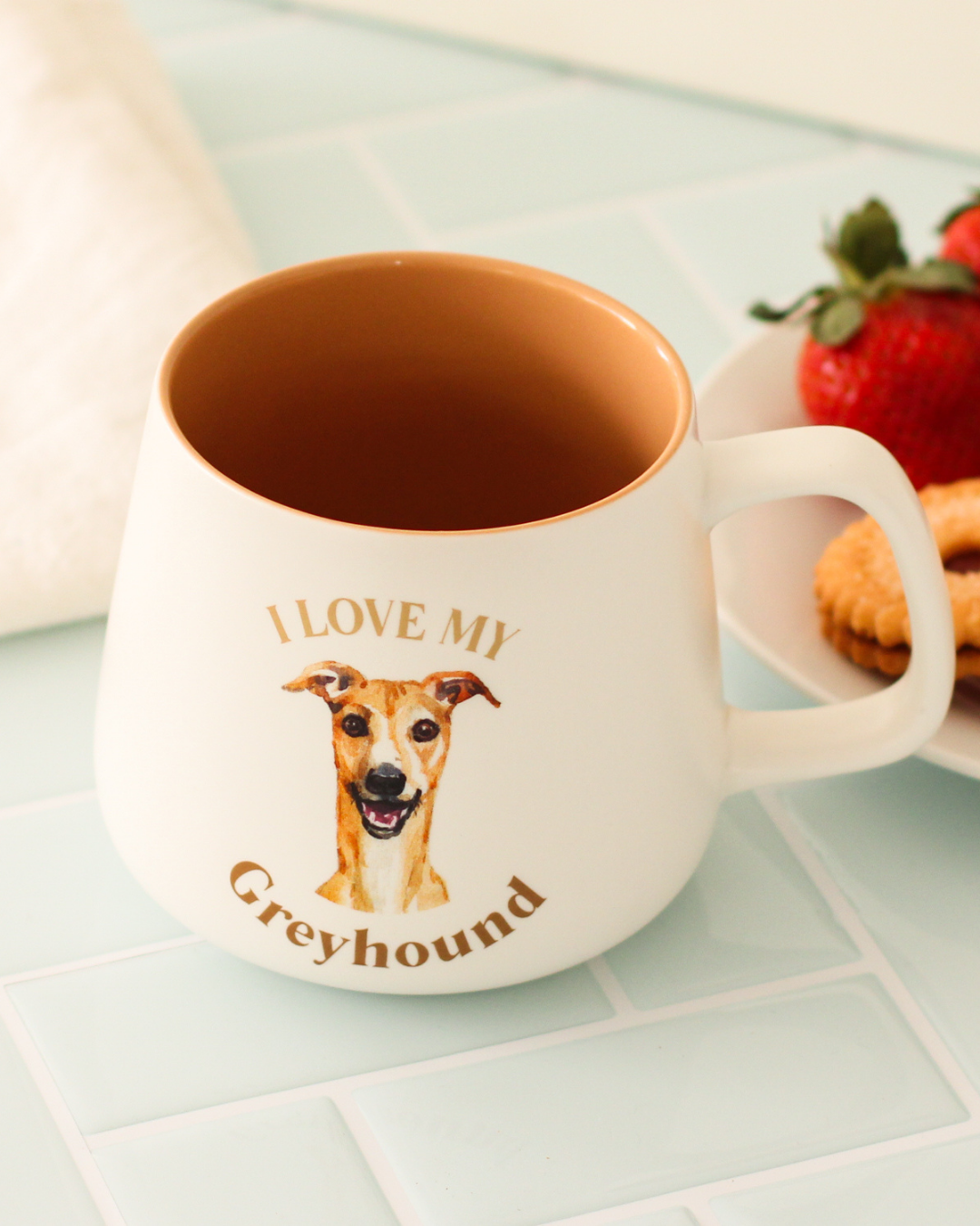I Love My Greyhound Mug