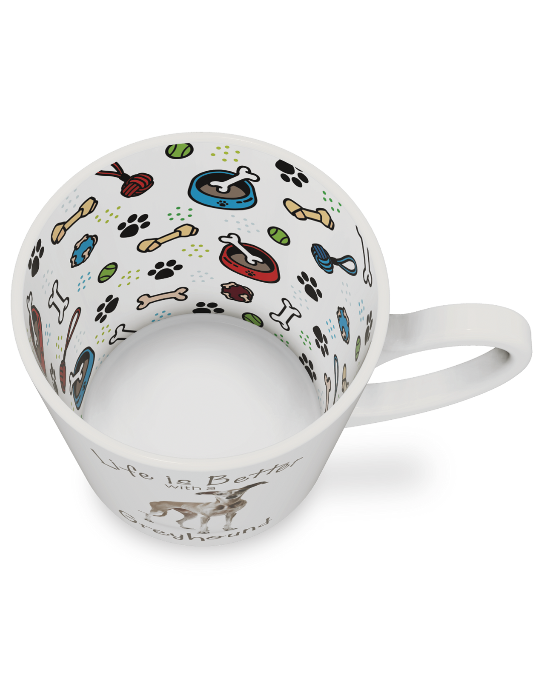 Life Is Better With Greyhound Mug