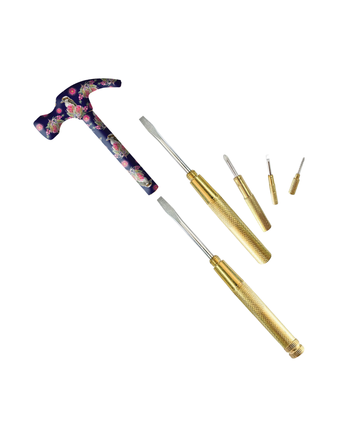 Happy Emu Hammer and Screwdriver