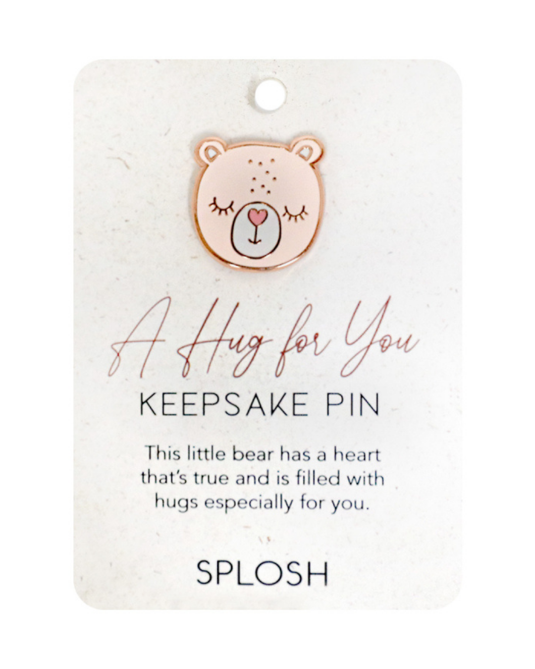 Hugs Keepsake Pin
