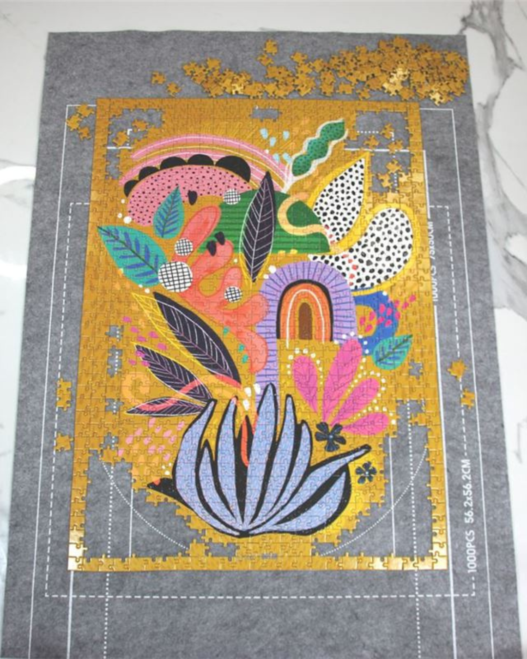 Jigsaw Felt Storage Mat