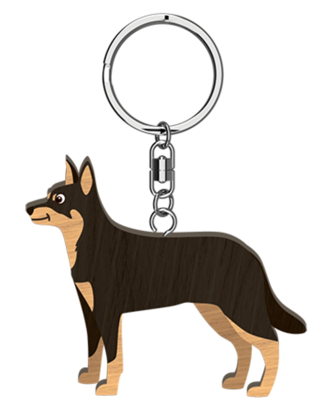 I Love My Kelpie Key Ring