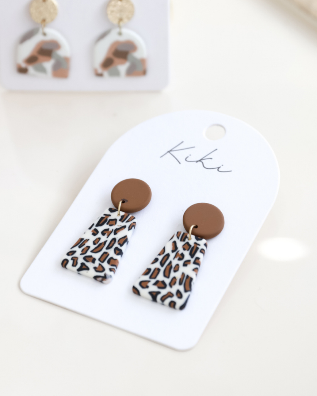Leopard Print Earrings