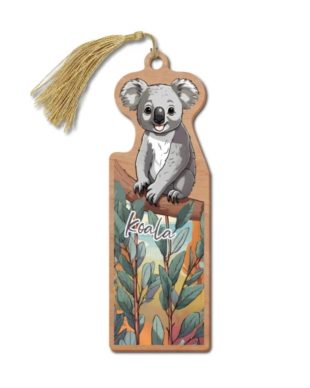 Australian Made Wooden Bookmark - Koala