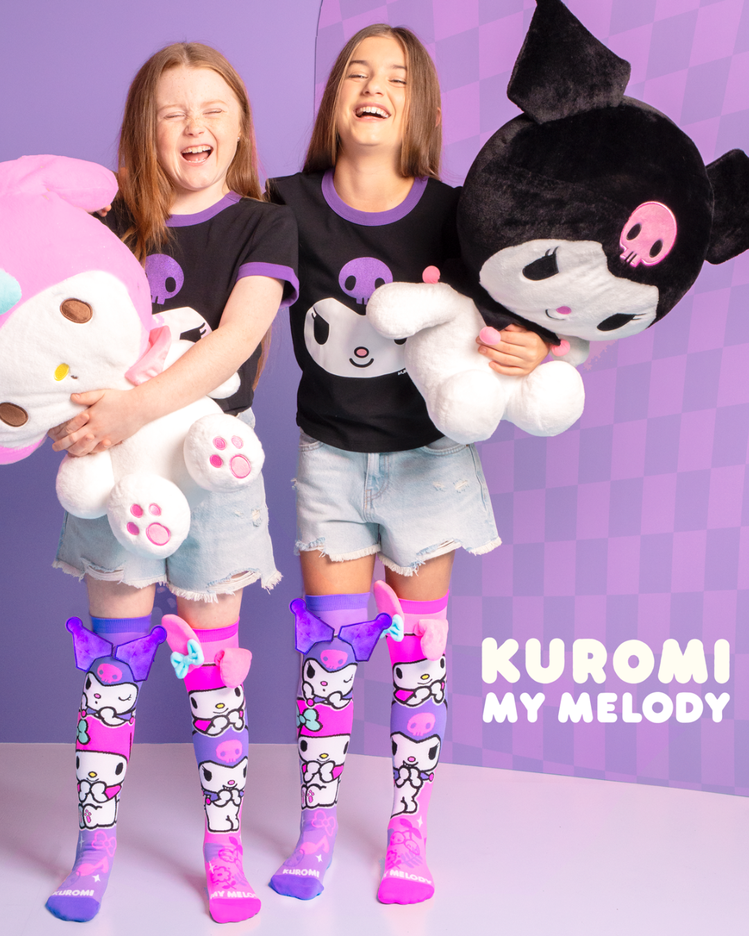 Kuromi & My Melody Socks