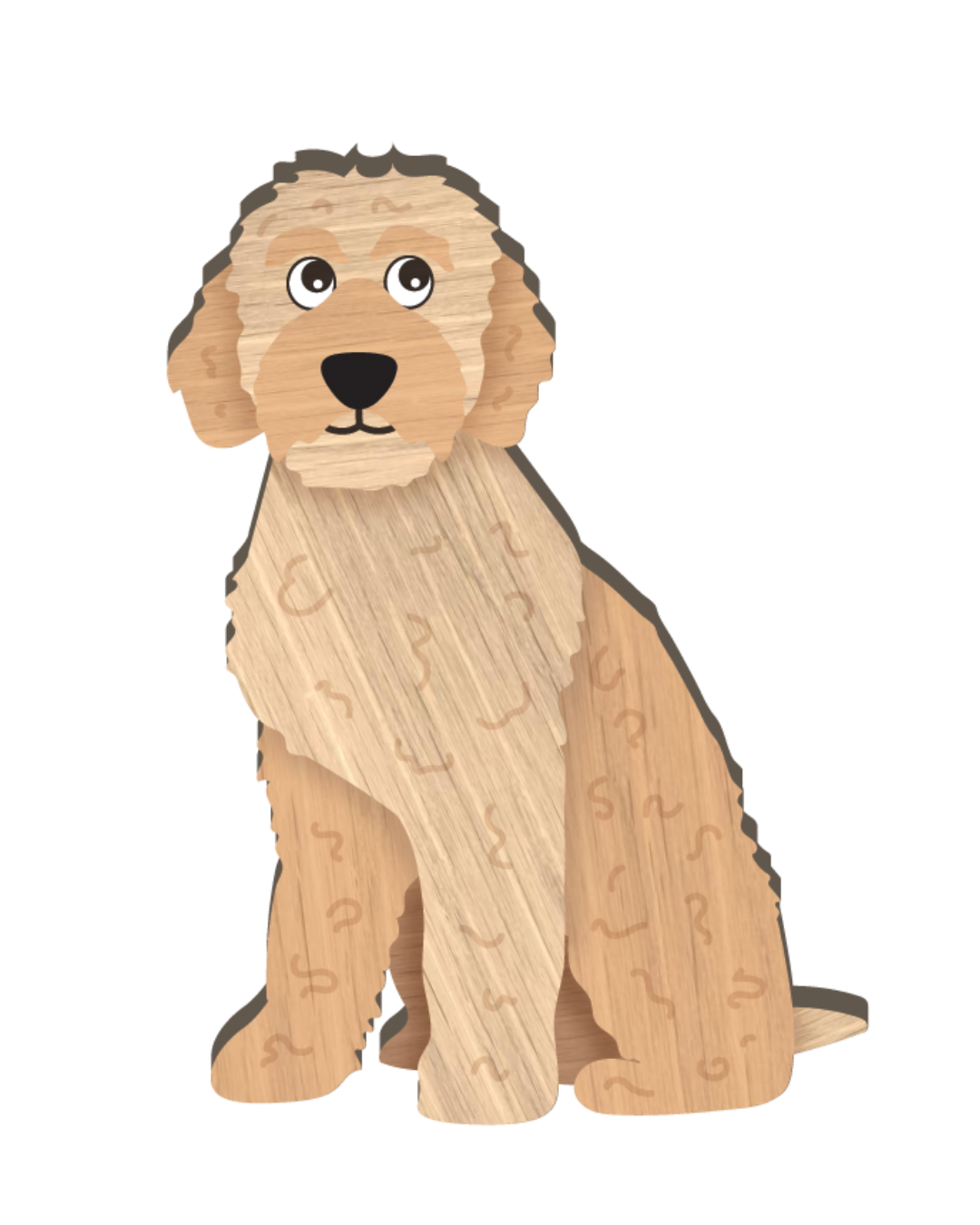 I Love My Labradoodle Magnet