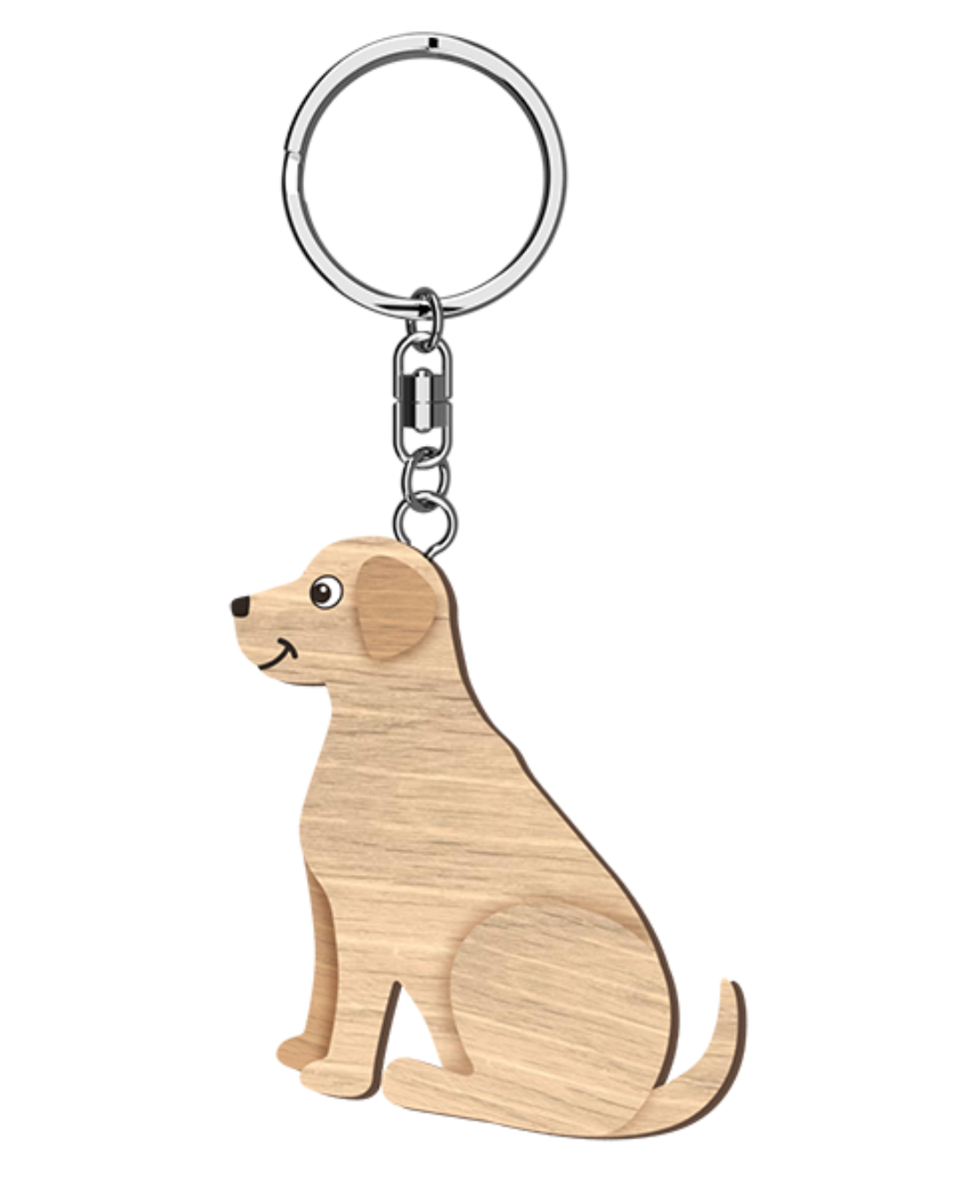 I Love My Labrador Key Ring