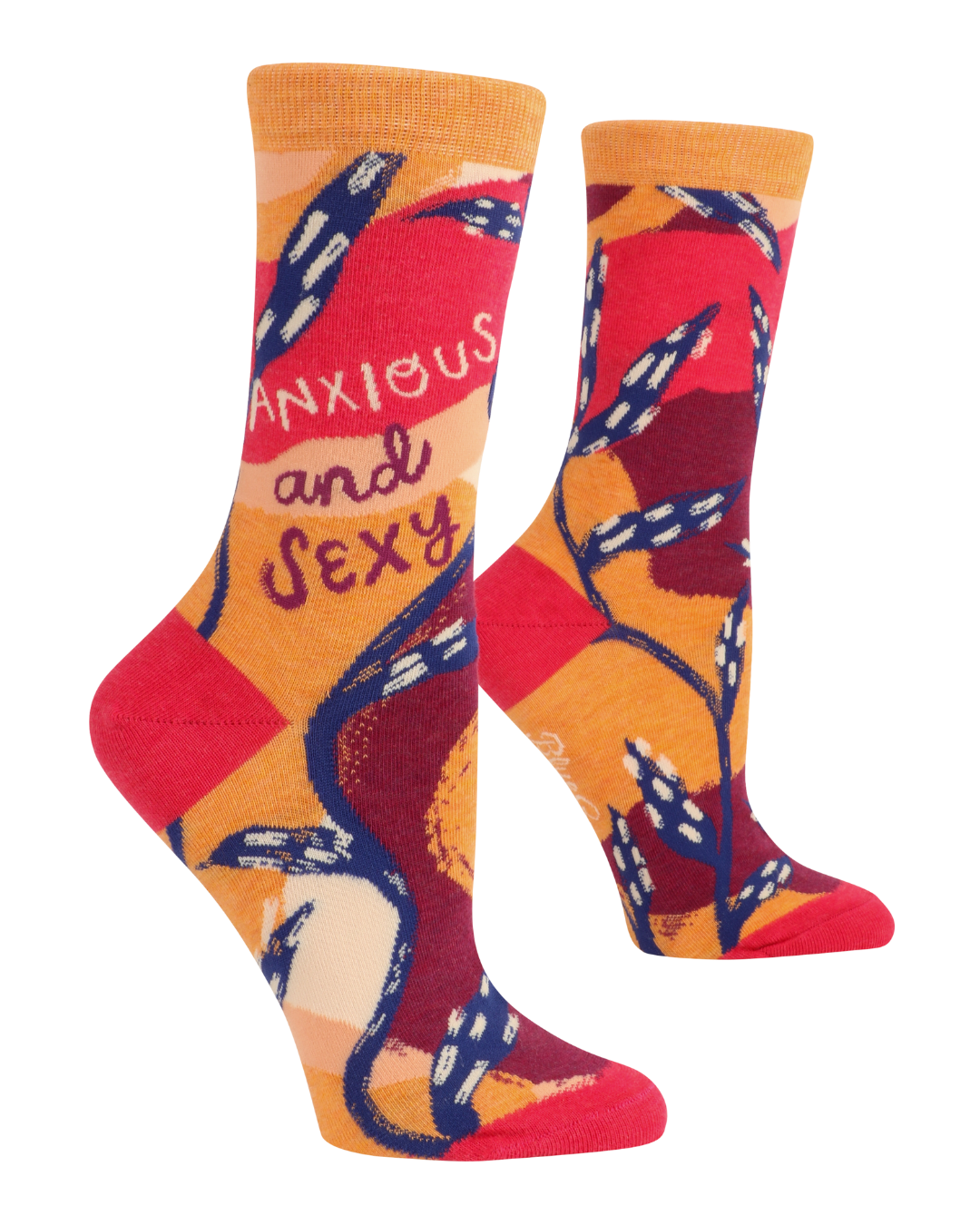 Ladies Crew Socks - Anxious and Sexy
