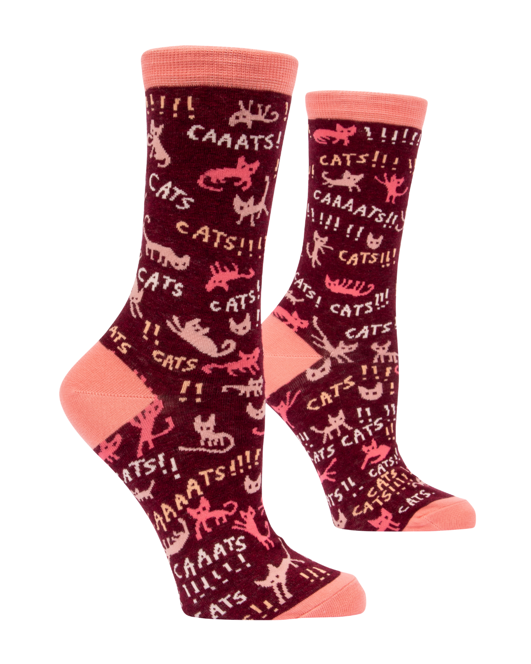 Ladies Crew Socks - Cats!