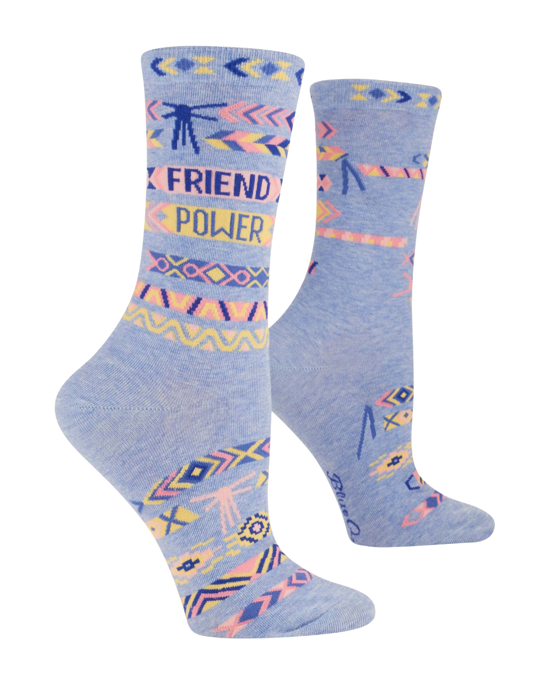 Ladies Crew Socks - Friend Power