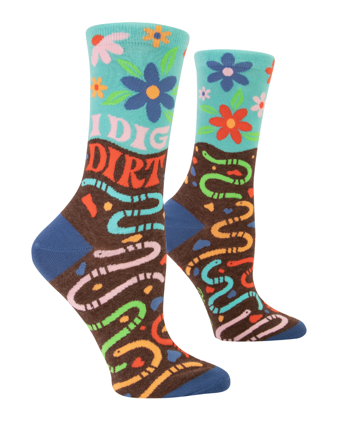 Ladies Crew Socks - I Dig Dirt