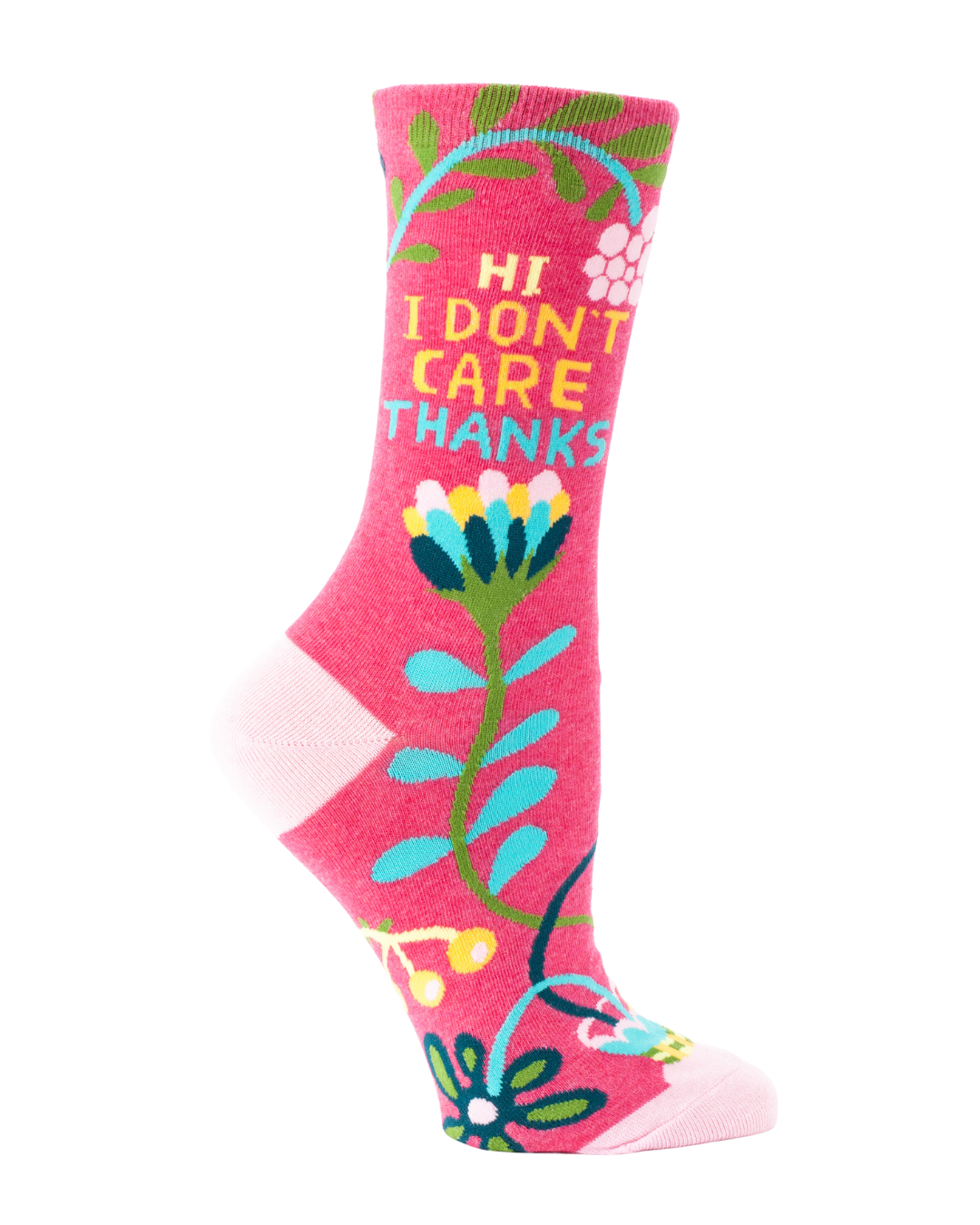 Ladies Crew Socks - I Don't Care