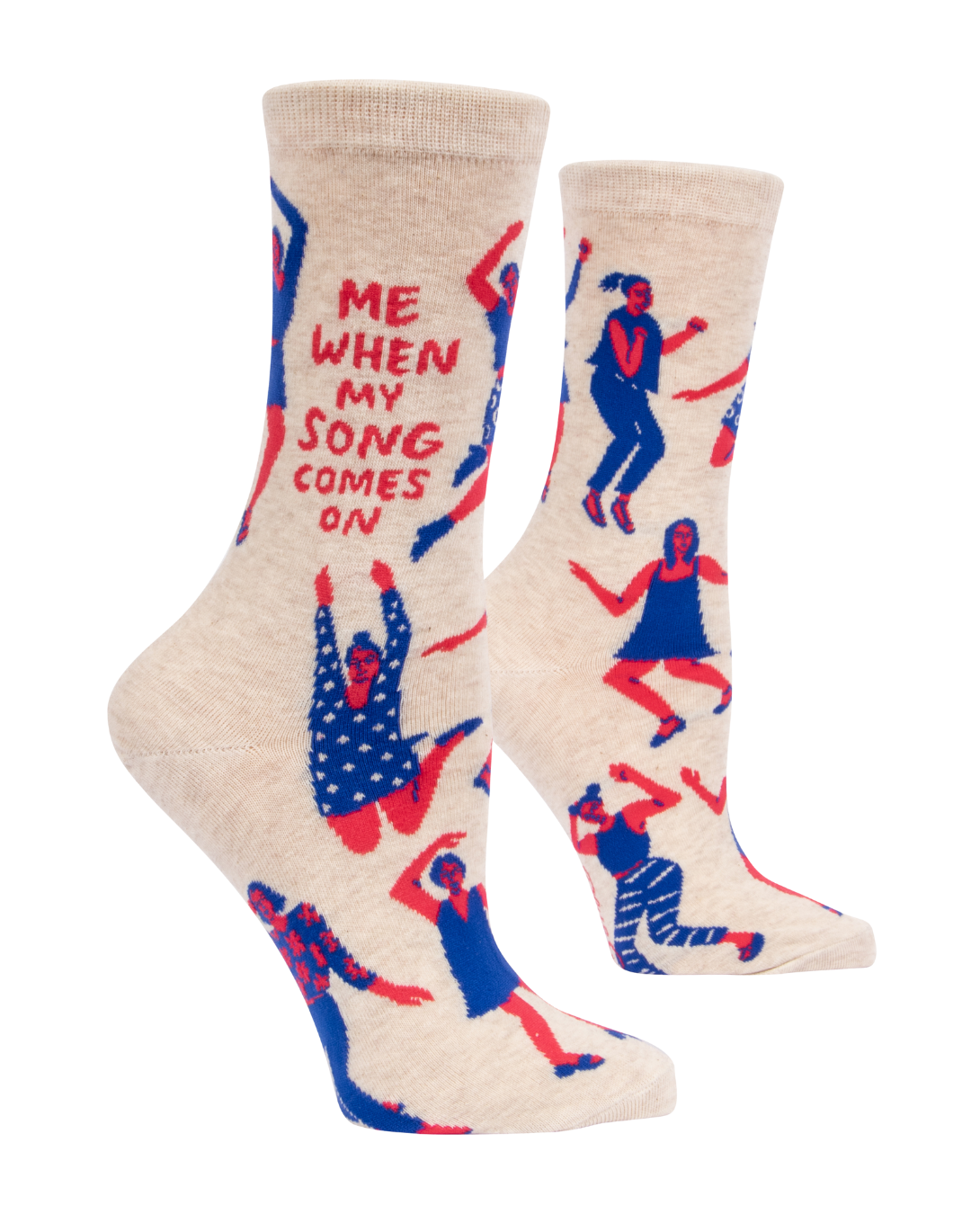 Ladies Crew Socks - When My Song Comes On