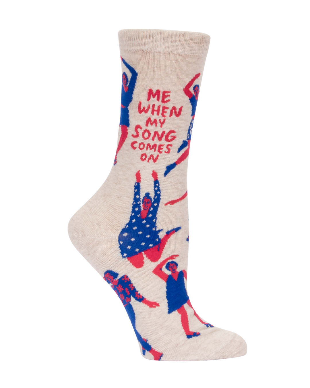 Ladies Crew Socks - When My Song Comes On