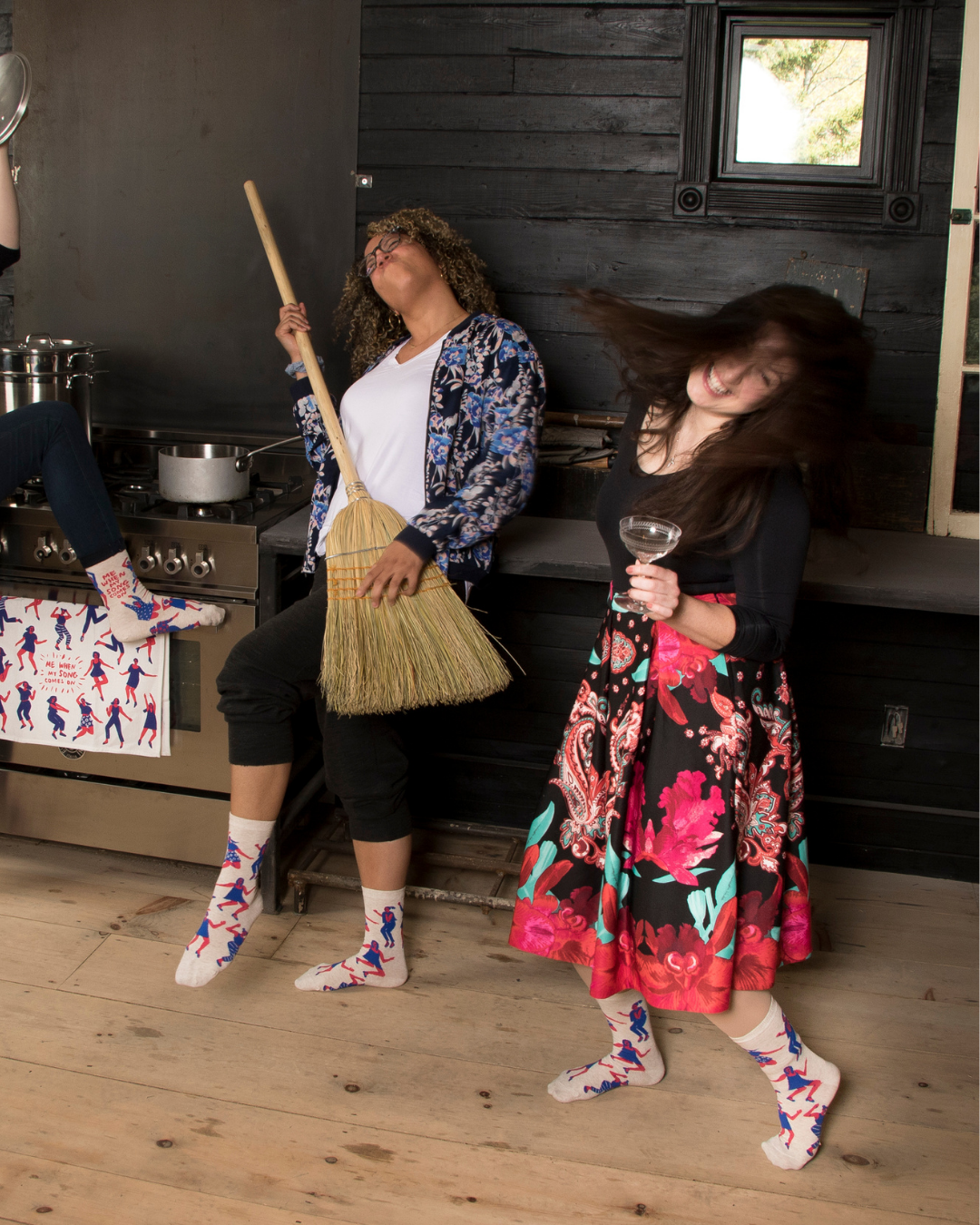 Ladies Crew Socks - When My Song Comes On