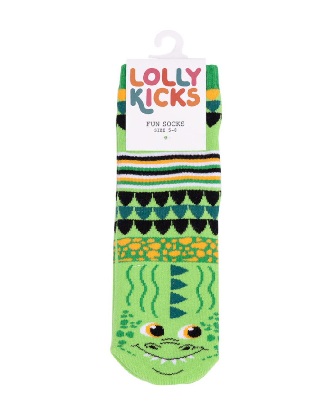 Lolly Kicks Dino Socks