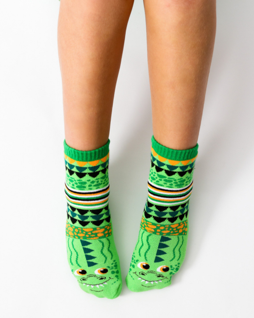 Lolly Kicks Dino Socks