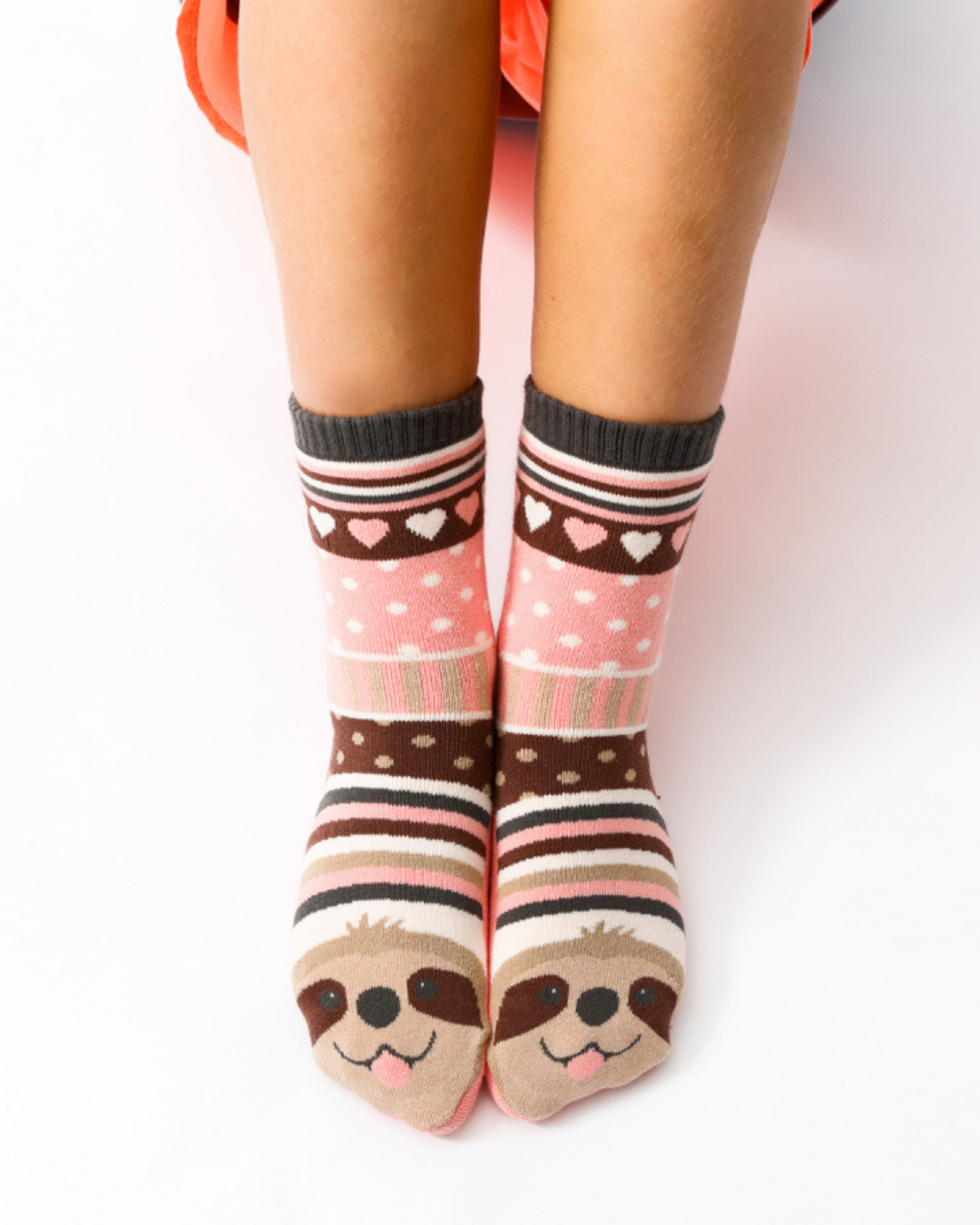 Lolly Kicks Sloth Socks