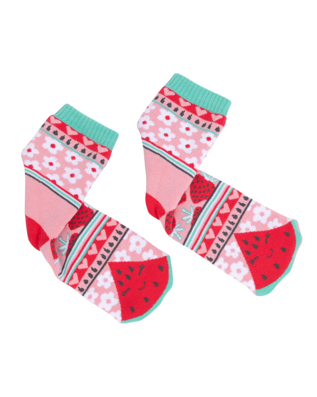Lolly Kicks Watermelon Socks