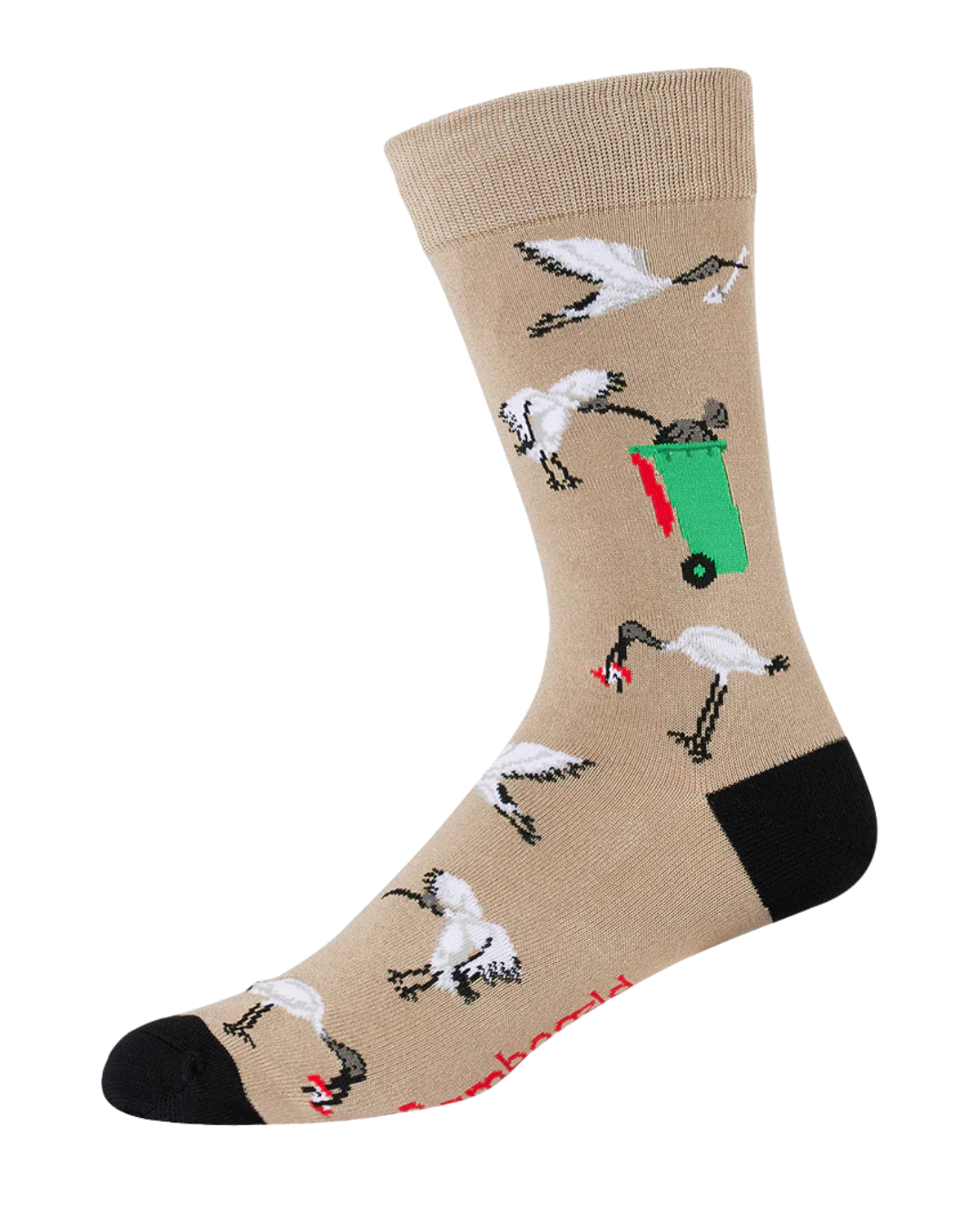 Mens Bin Chicken Bamboo Sock