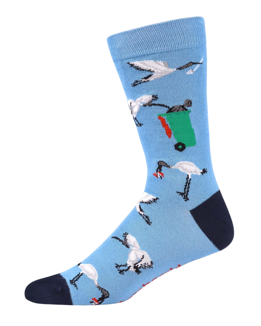 Mens Bin Chicken Bamboo Sock