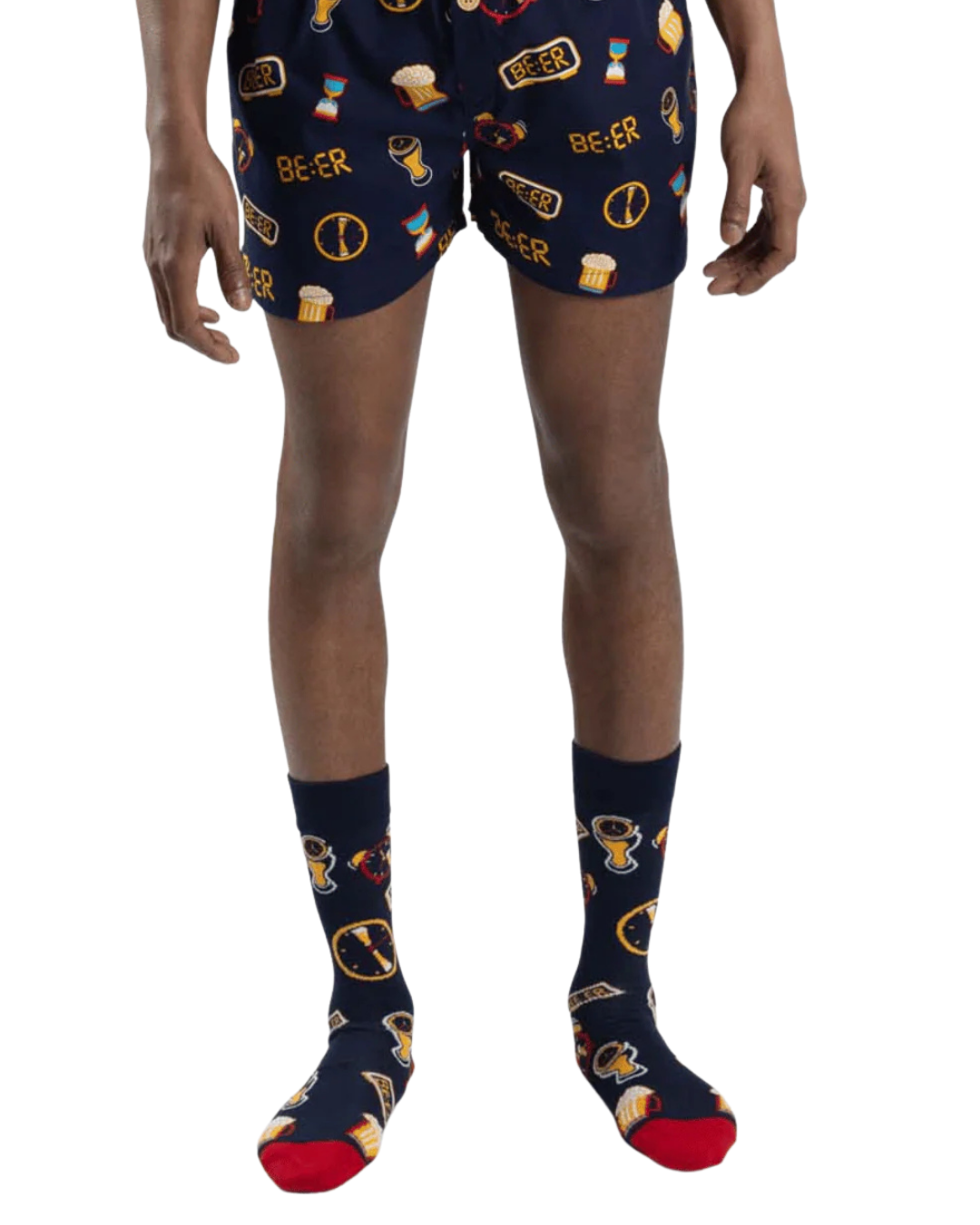 Mens Beer O'Clock Bamboo Sock