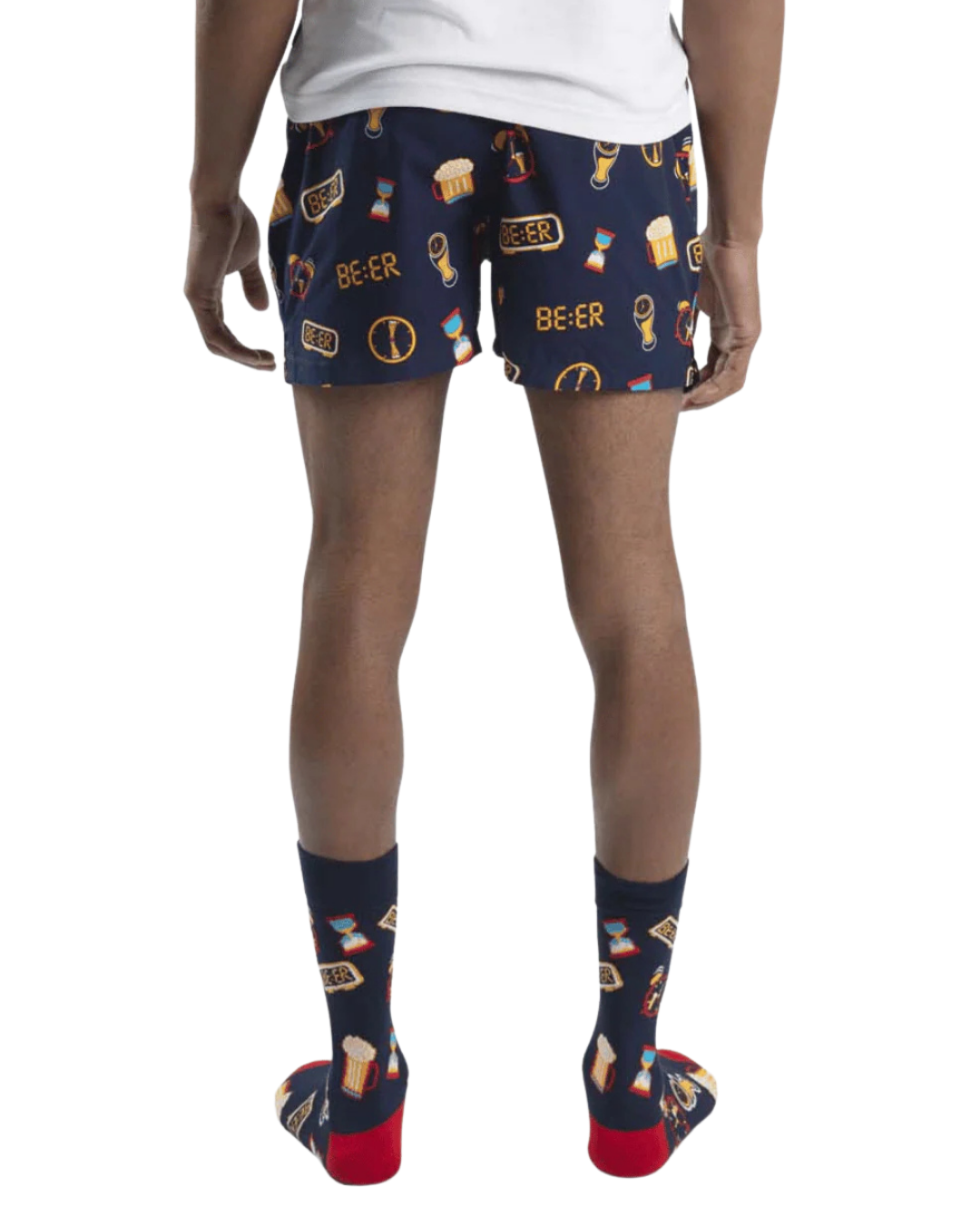 Mens Beer O'Clock Bamboo Sock