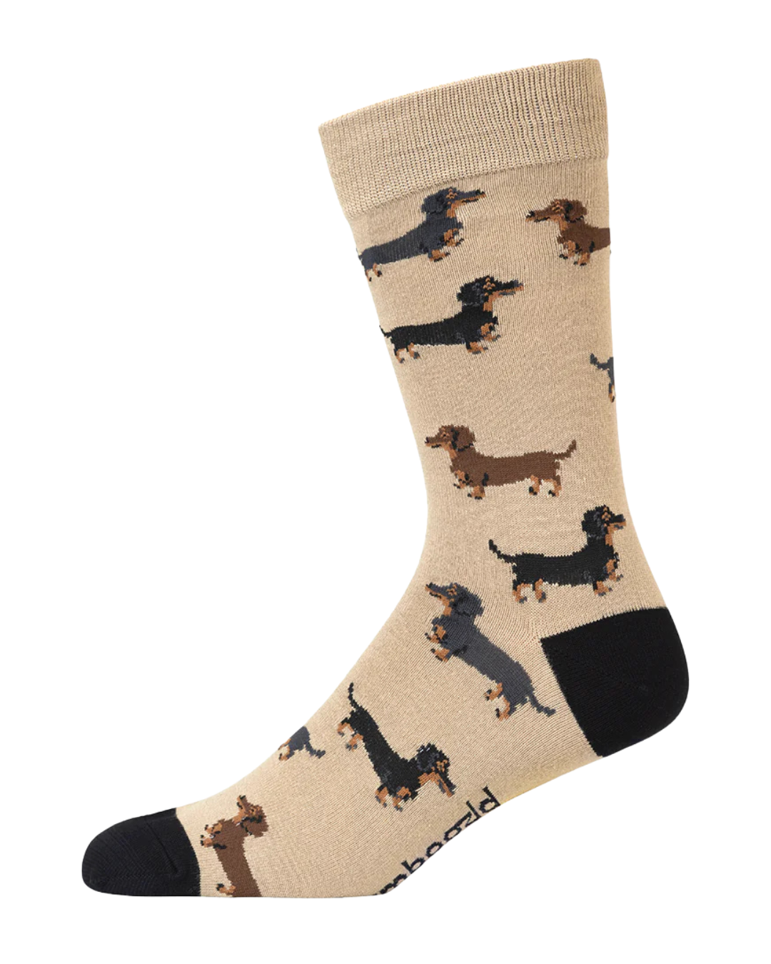 Mens Dash Pups Bamboo Sock