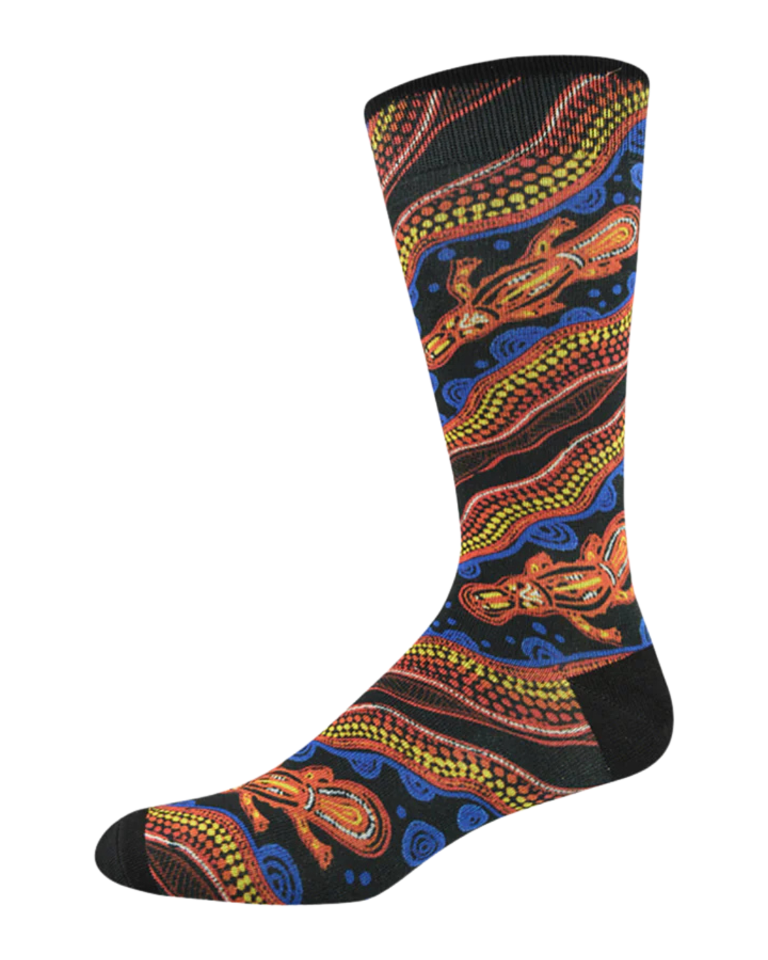 Mens Indigenous Australian Platypus Bamboo Sock